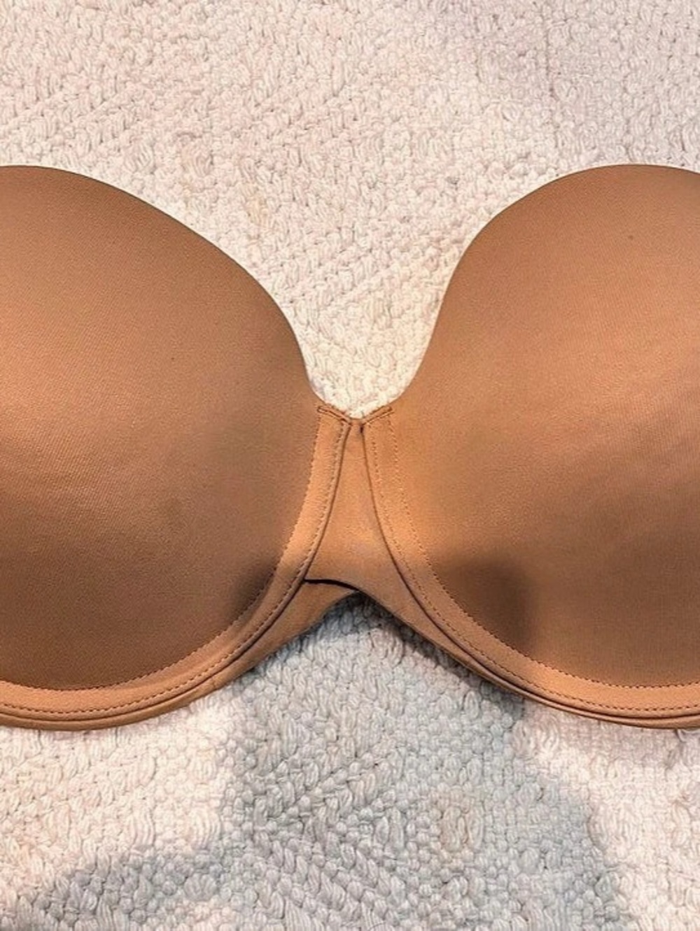 Maidenform Self Expressions Stay Put Strapless Bra Underwire Bra in Brown Size